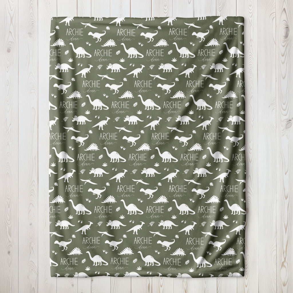 Dinosaur Minky Blanket - Twinklette™