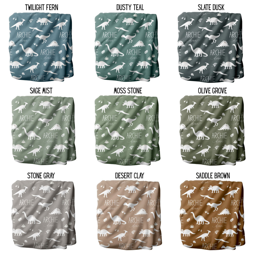 Dinosaur Sherpa Blanket - Twinklette™