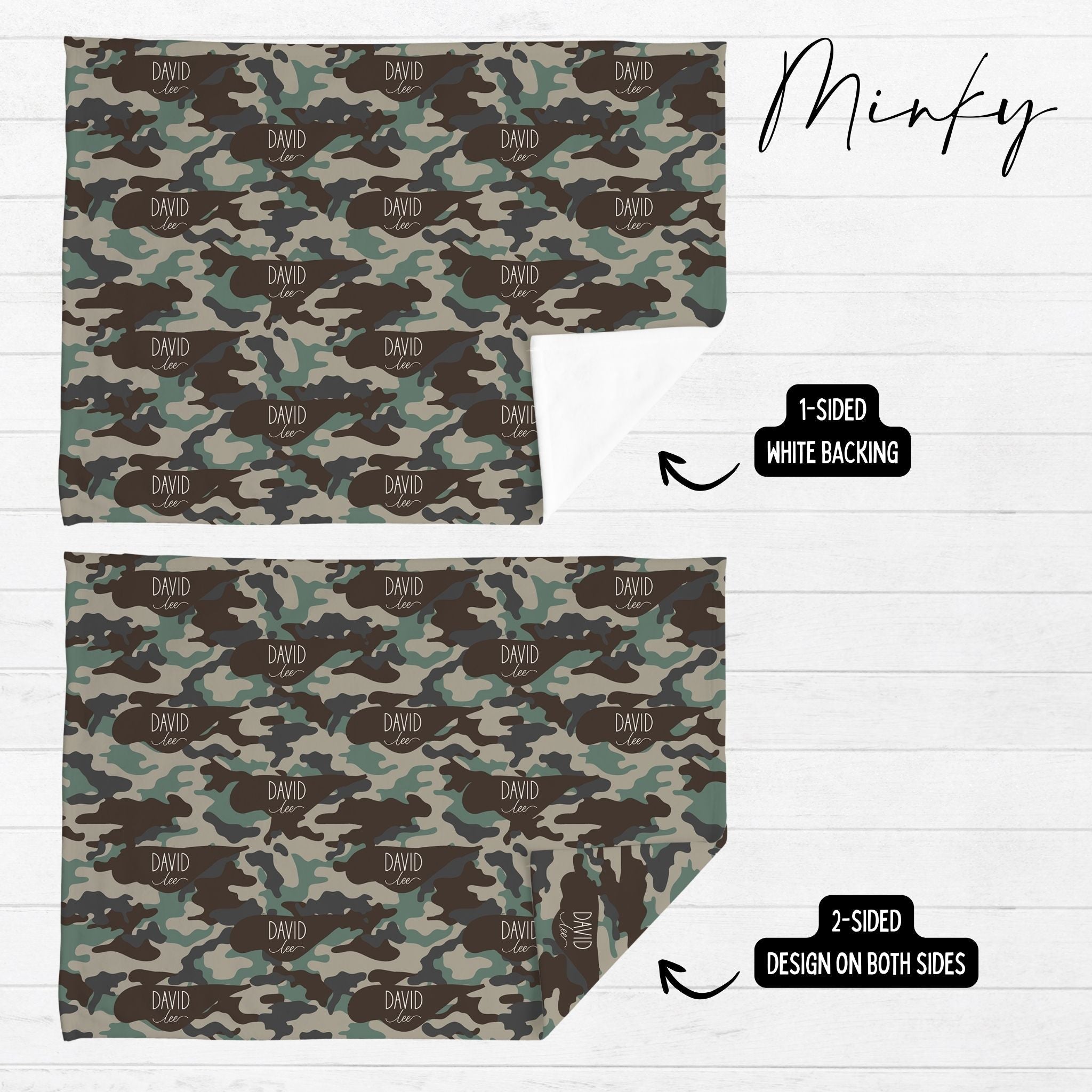 Duck Camo Baby Minky Blanket - Twinklette™
