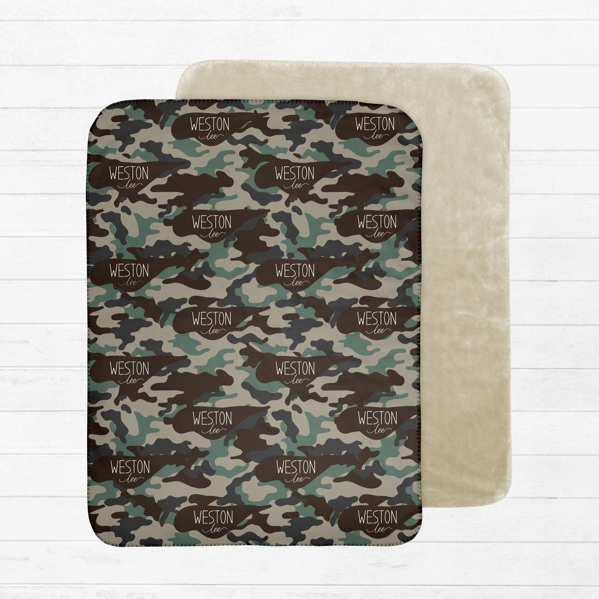 Duck Camo Baby Sherpa Blanket - Twinklette™