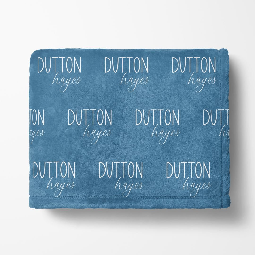 Dutton Hayes Name Blanket - Twinklette™