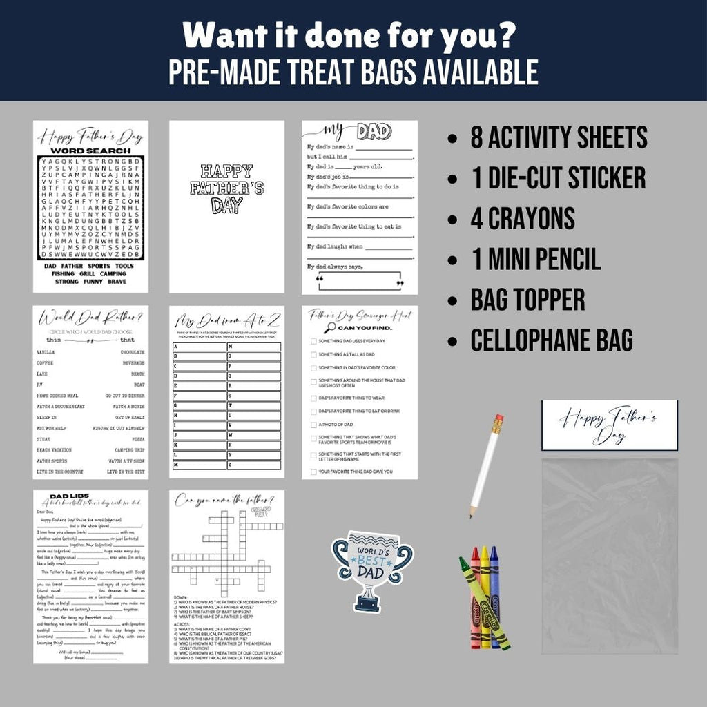 Father's Day Game Pack DIGITAL DOWNLOAD - Twinklette™