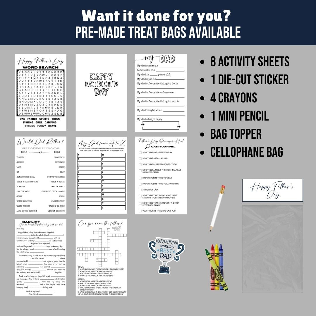 Father's Day Game Pack DIGITAL DOWNLOAD - Twinklette™