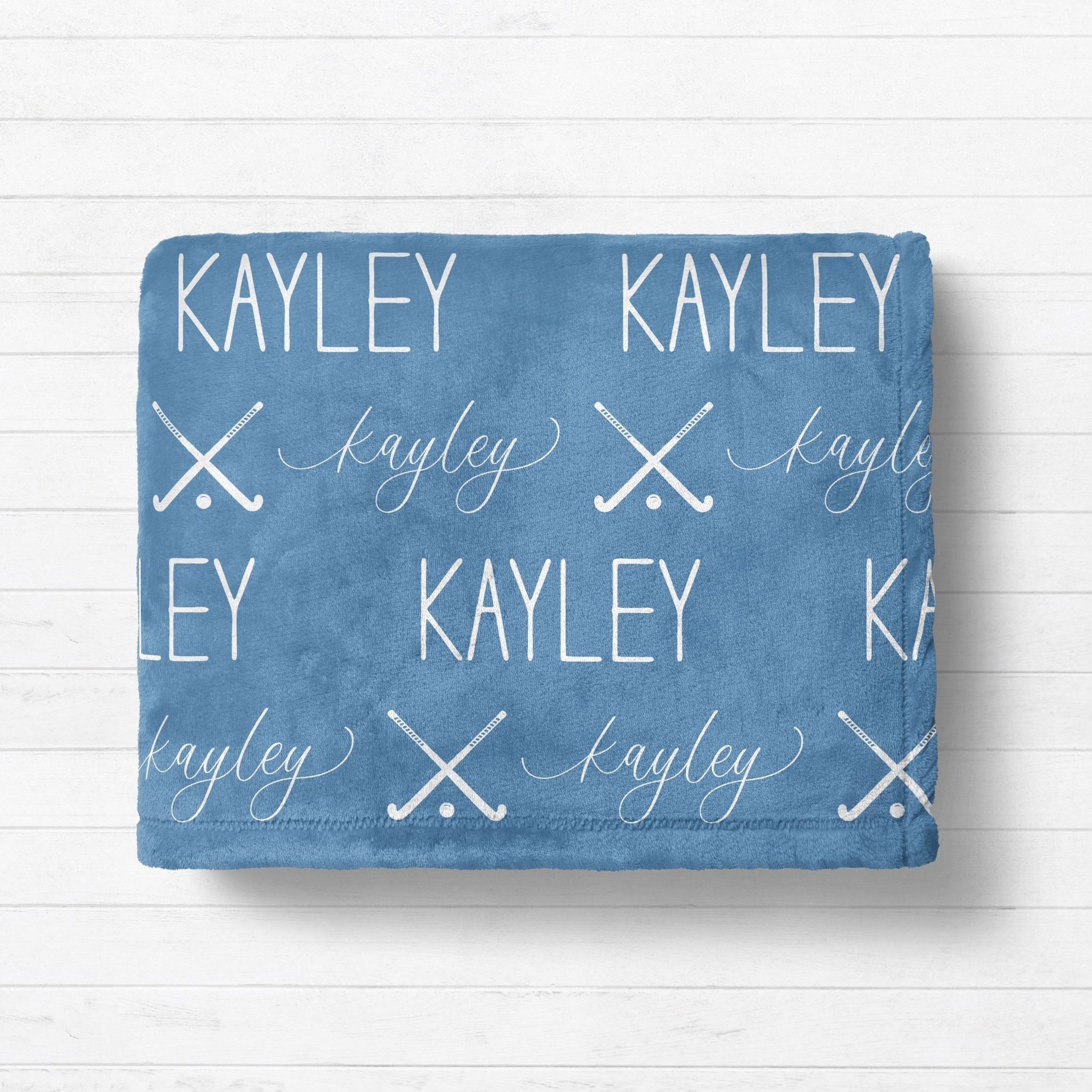 Field Hockey Name Blanket - Twinklette™