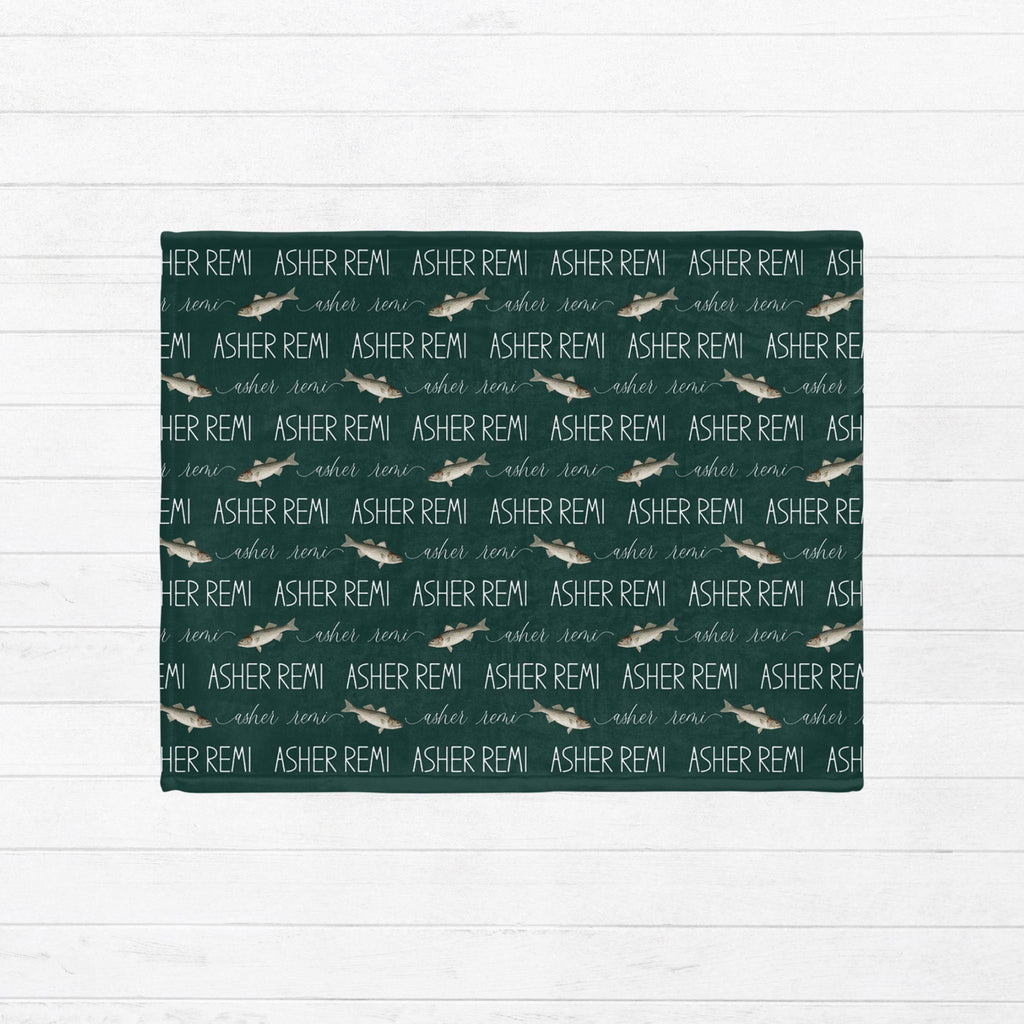 Fish Baby Minky Blanket - Twinklette™