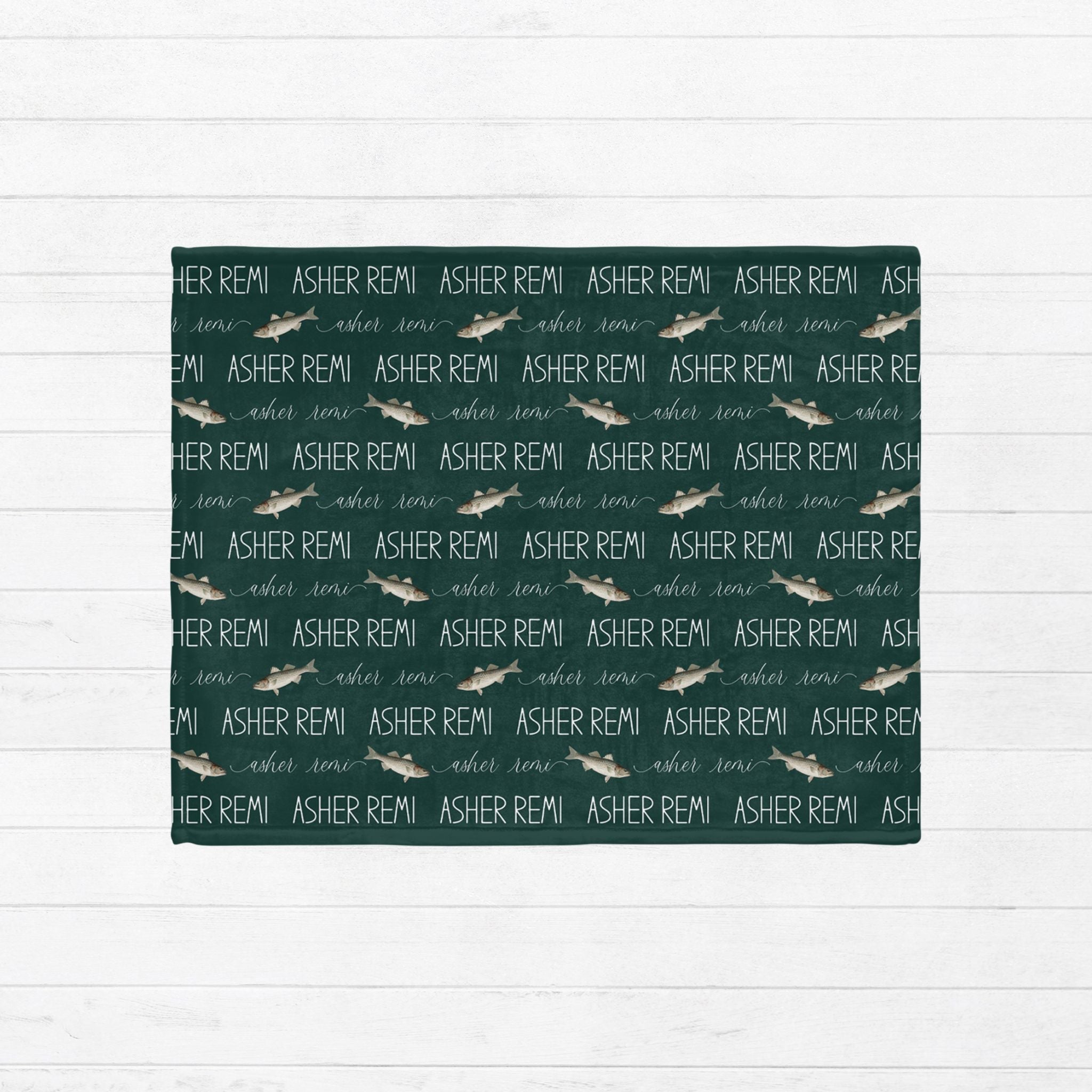 Fish Baby Minky Blanket - Twinklette™