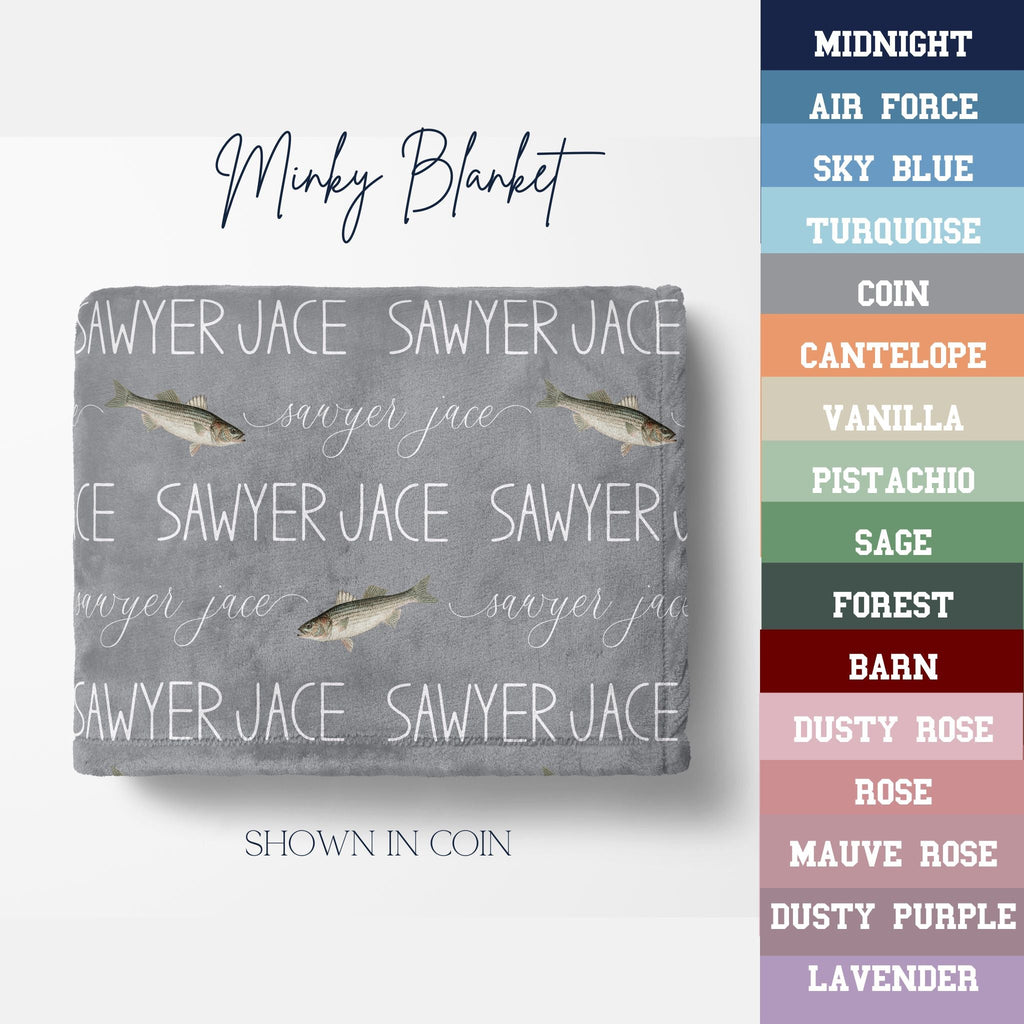 Fish Name Blanket - Twinklette™