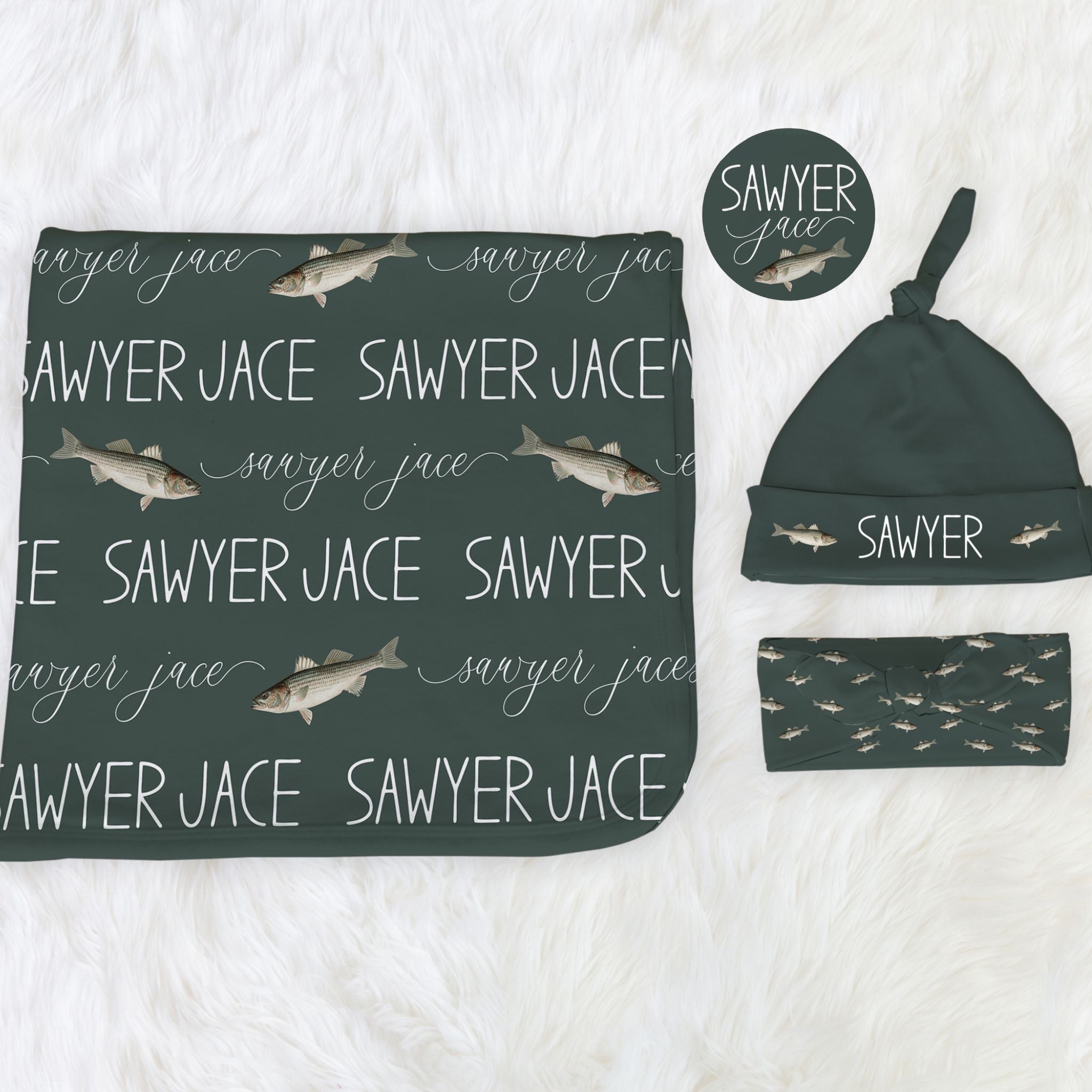 Fish Swaddle Set - Twinklette™