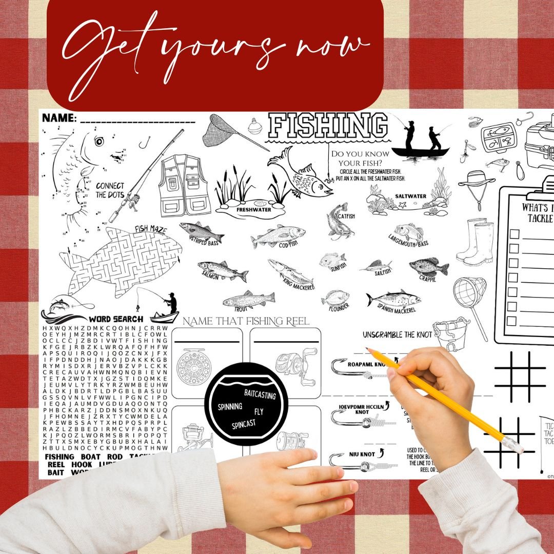 Fishing Placemat - Twinklette™