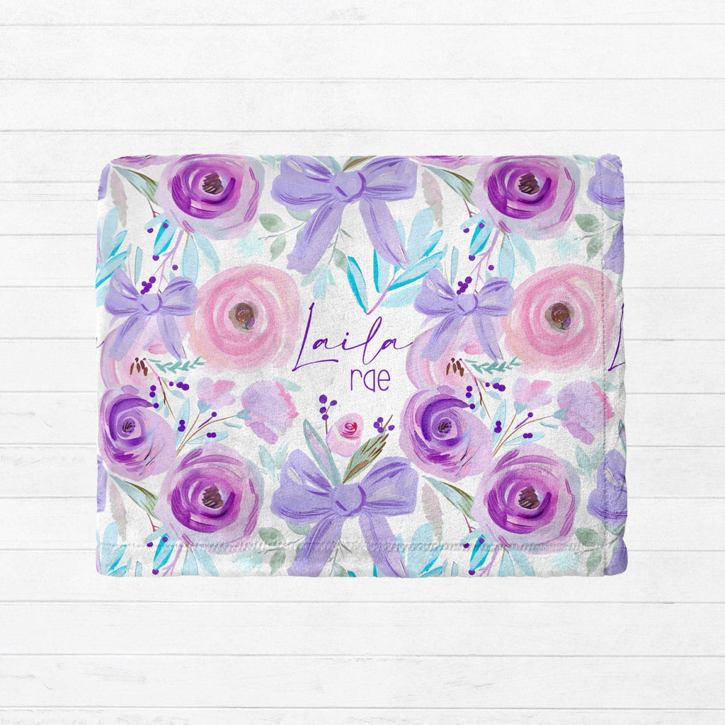 Floral Bow Blanket - Twinklette™