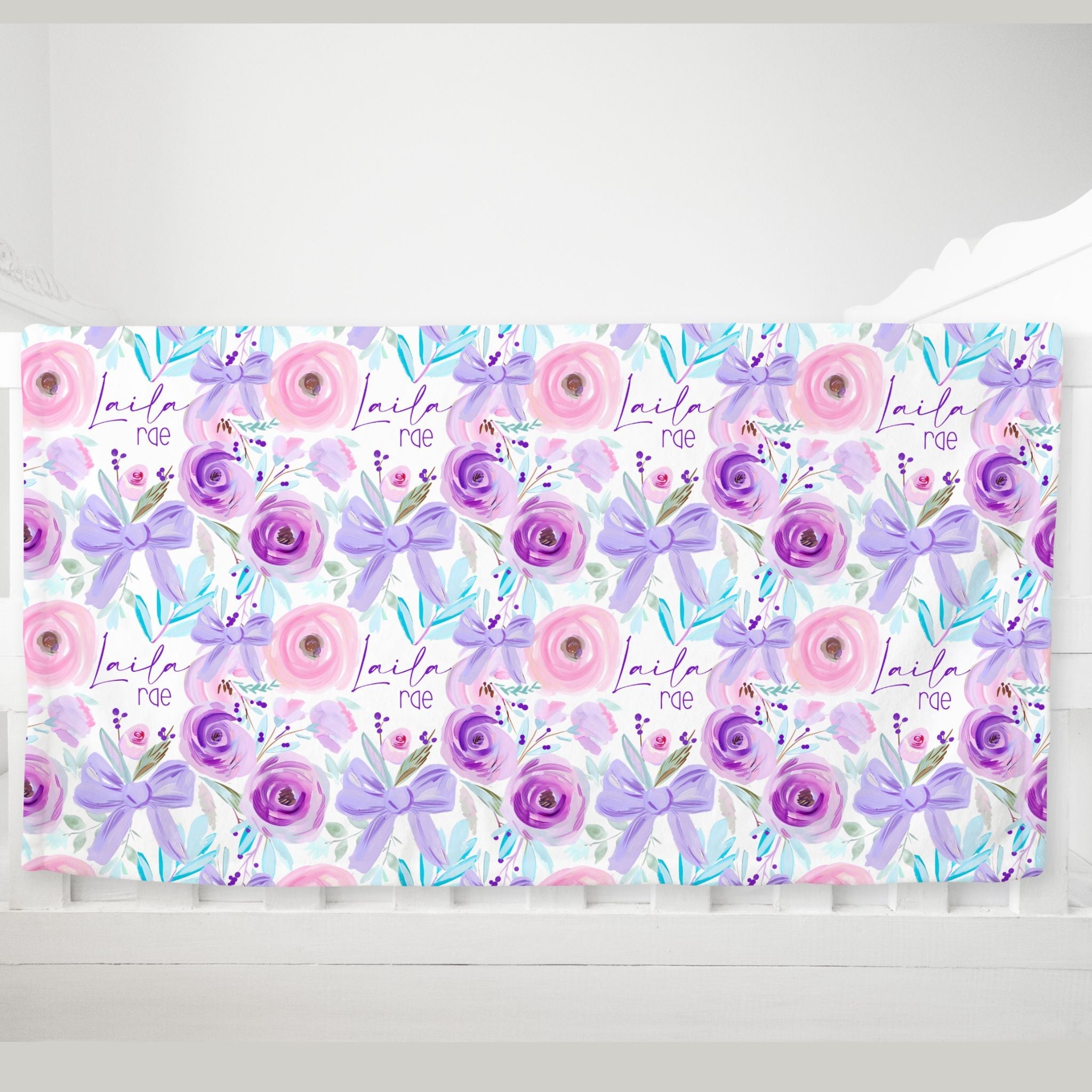 Floral Bow Swaddle Set - Twinklette™