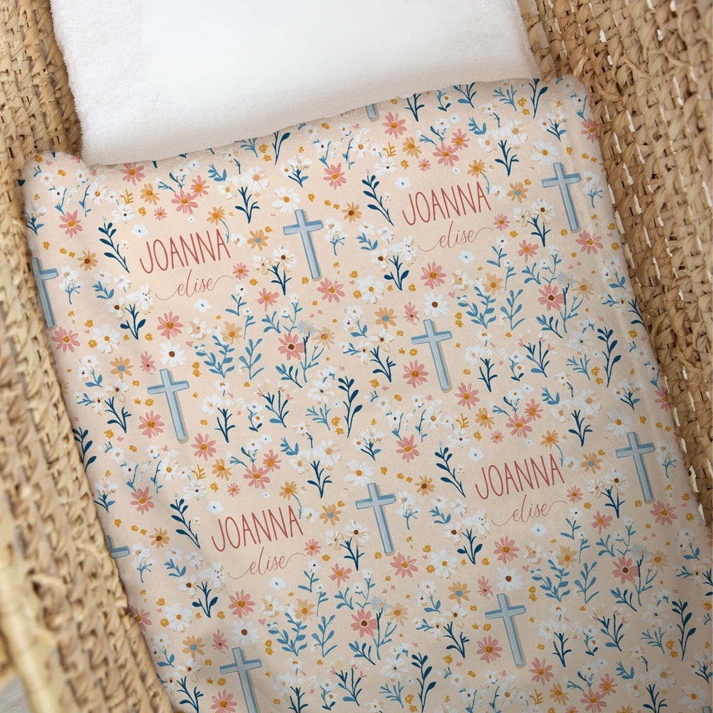 Floral Faith Baby Swaddle - Twinklette™