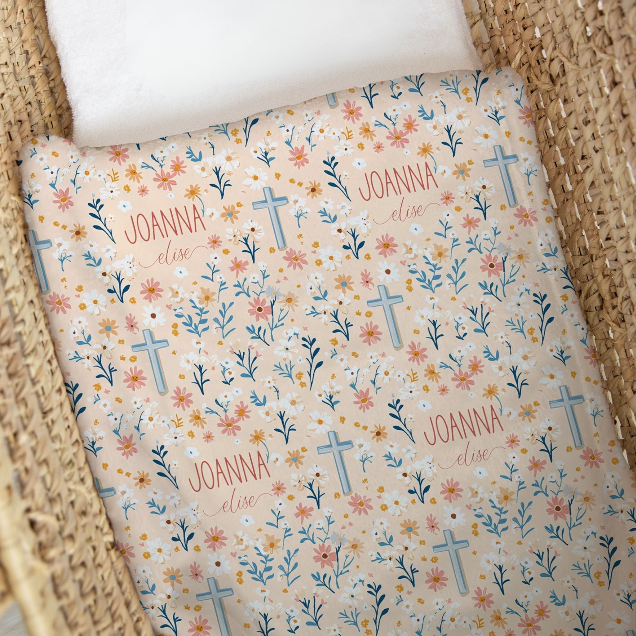 Floral Faith Baby Swaddle - Twinklette™