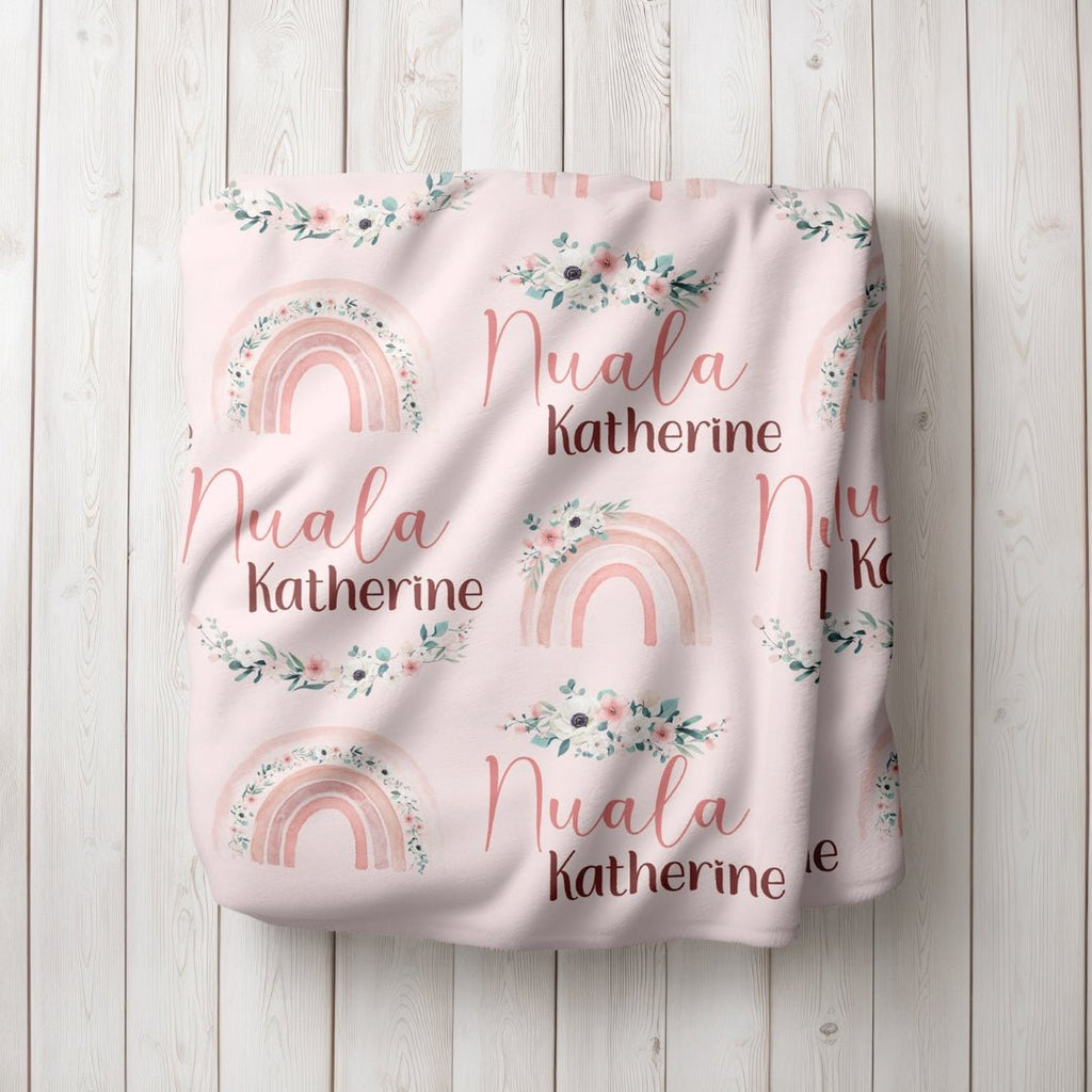 Floral Rainbow Blanket - Twinklette™