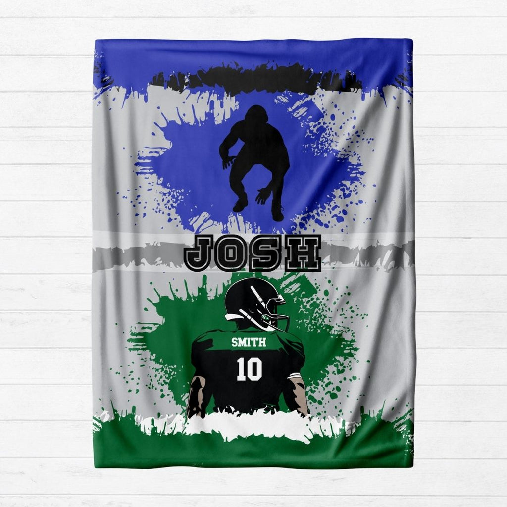 Football and Wrestling Combo Personalized Blanket - Twinklette™