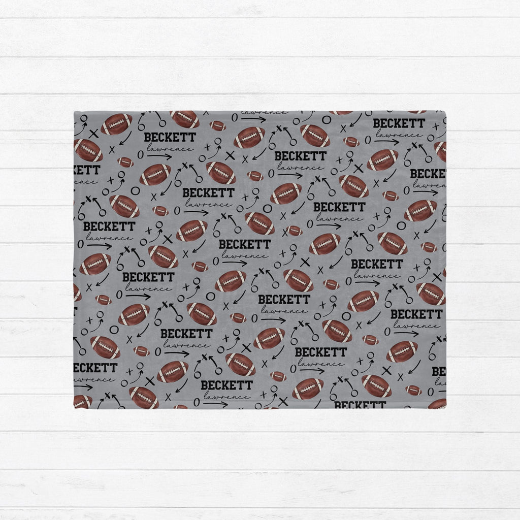 Football Baby Minky Blanket - Twinklette™