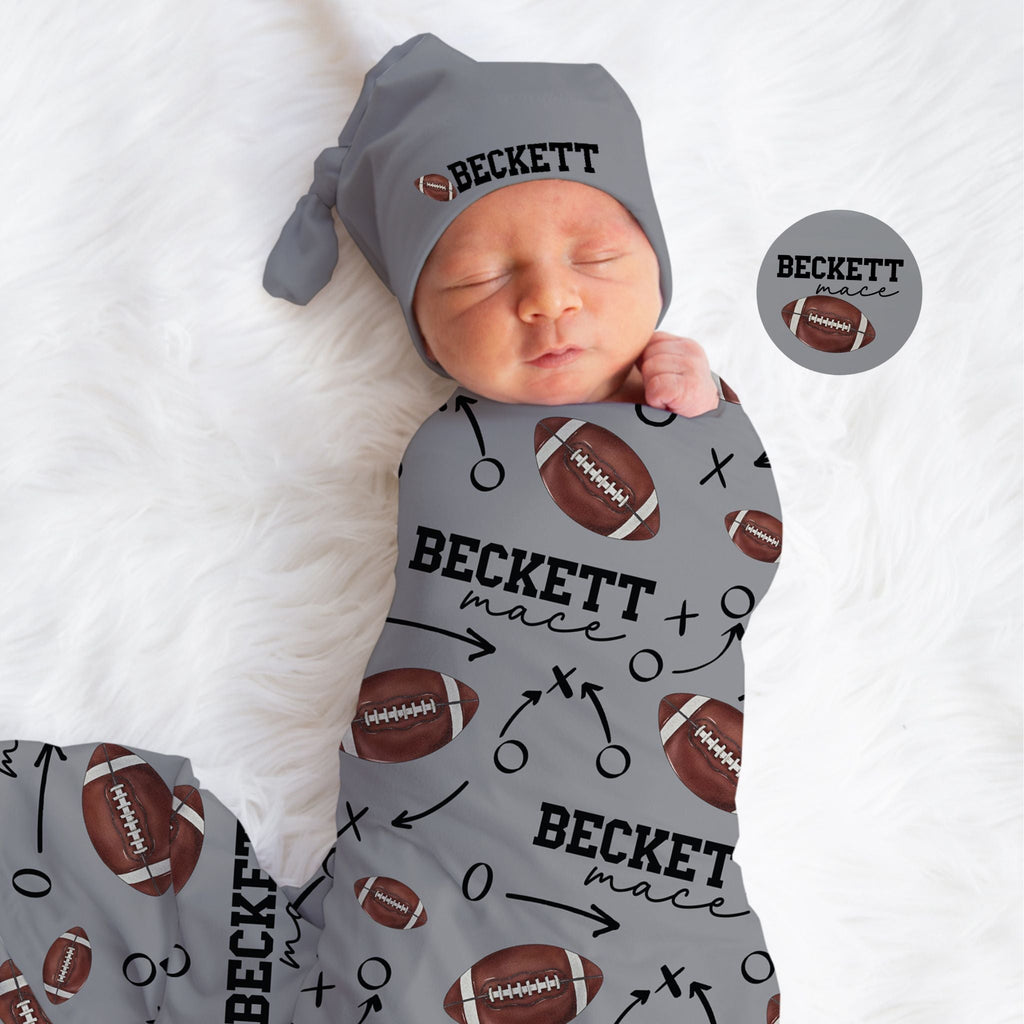 Football Baby Swaddle Bundle - Twinklette™