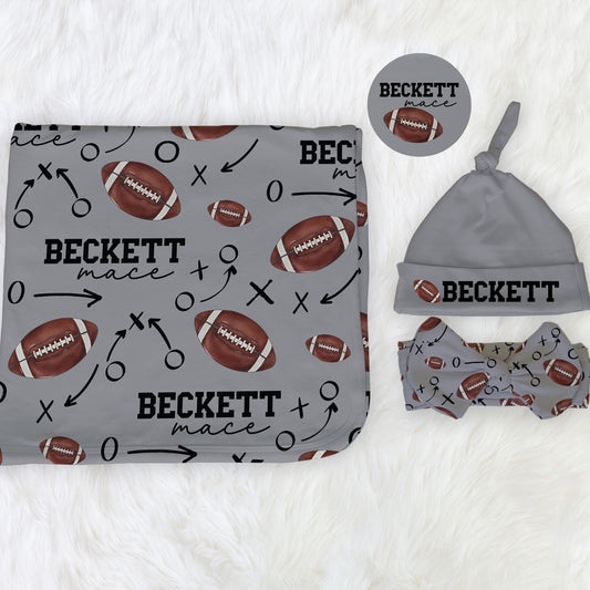 Football Baby Swaddle Set - Twinklette™