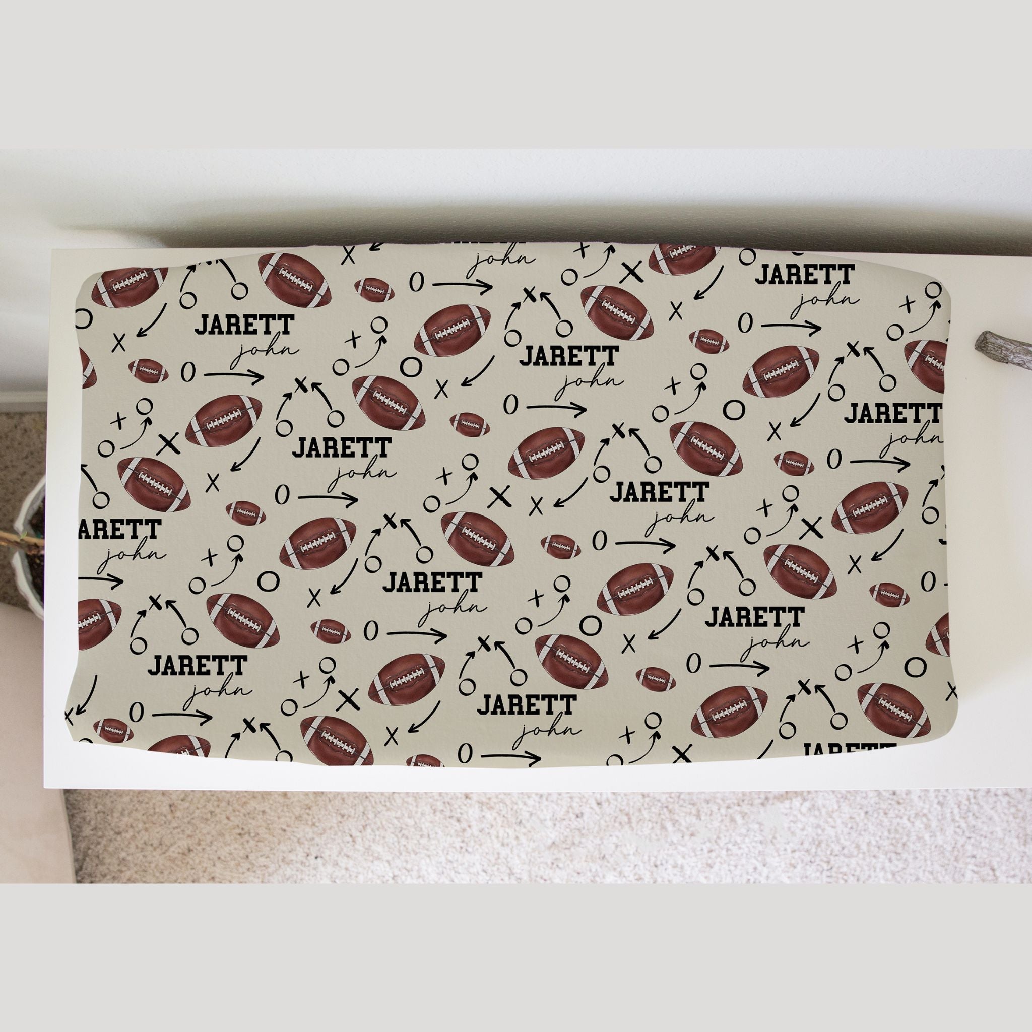 Football Changing Pad Cover - Twinklette™
