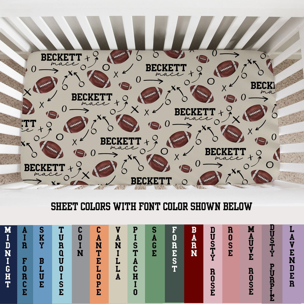 Football Crib Sheet - Twinklette™