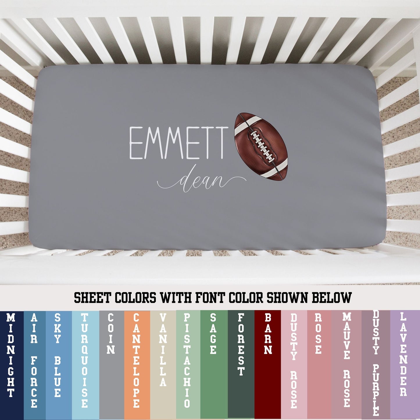 Football Crib Sheet - Twinklette™