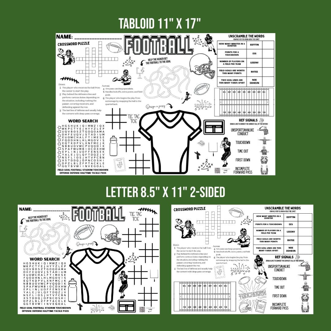 Football Placemat - Twinklette™