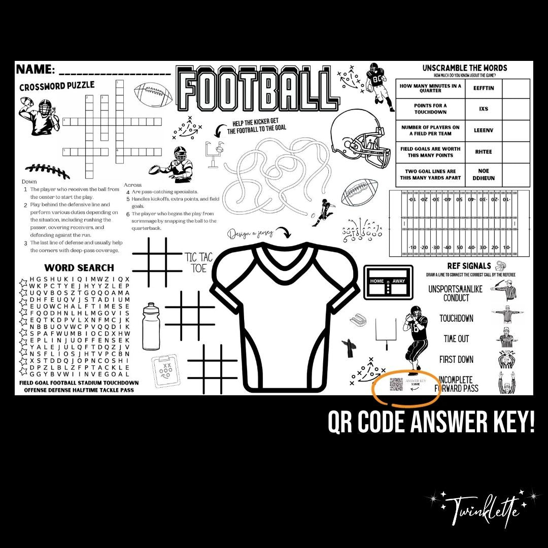 Football Placemat - Twinklette™