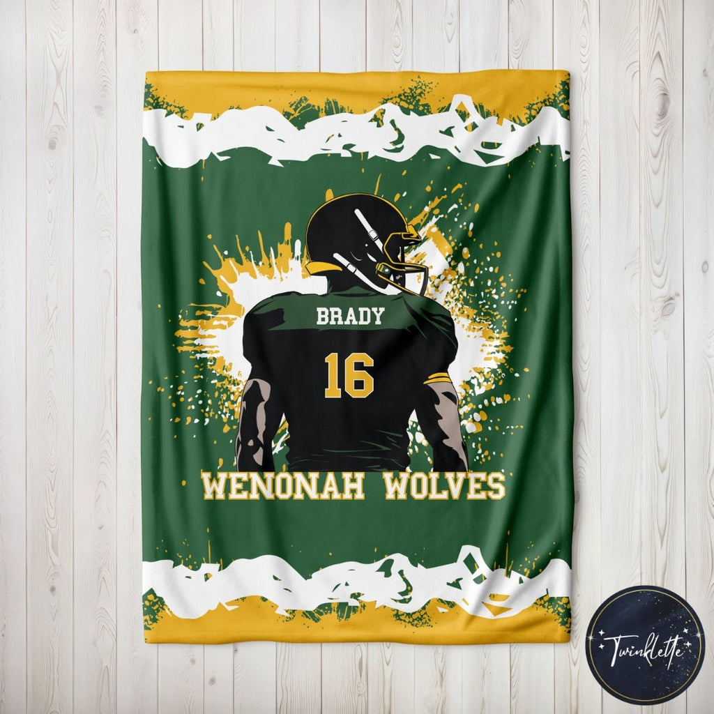 Football Team Player Blanket - Twinklette™