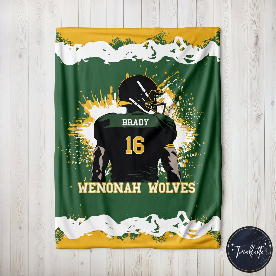 Football Team Player Blanket - Twinklette™