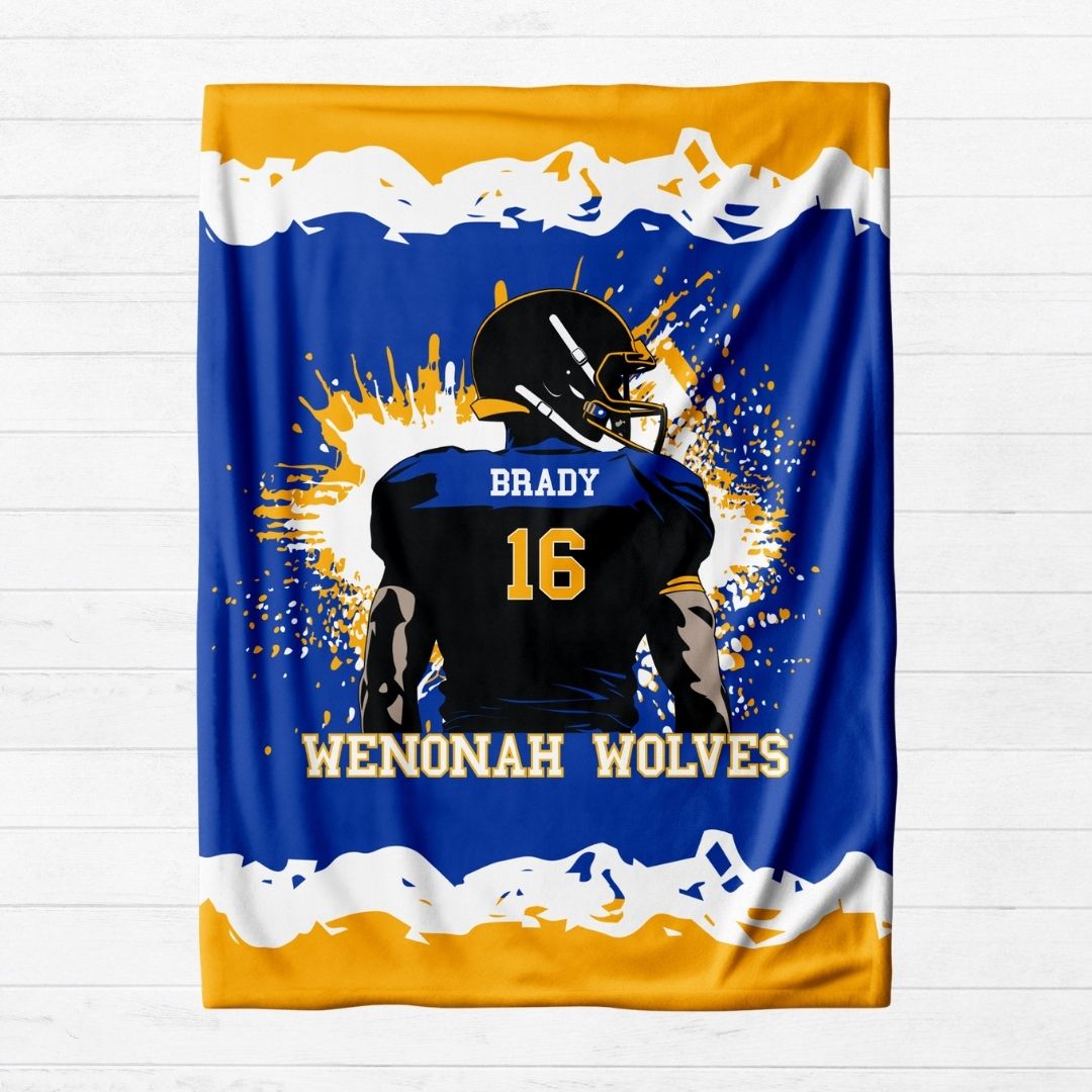 Football Team Player Blanket - Twinklette™