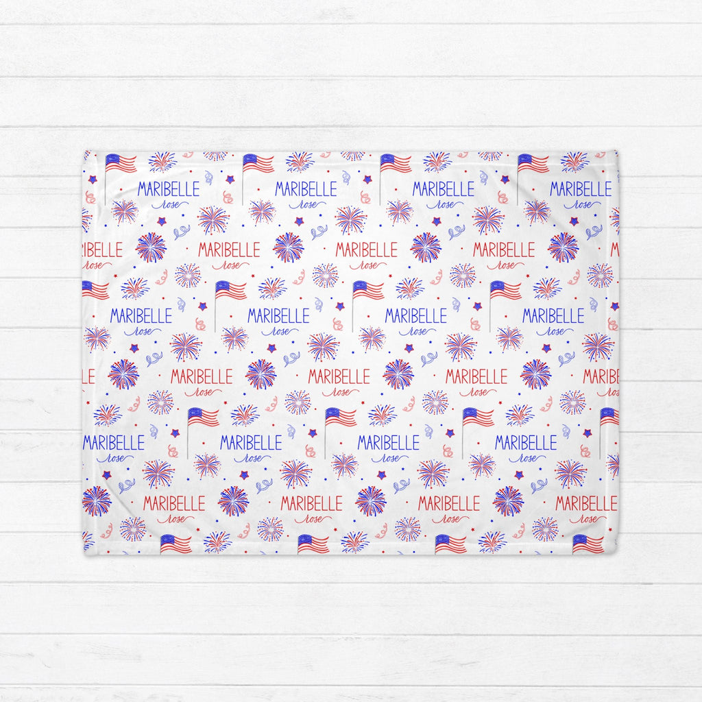 Fourth of July Baby Minky Blanket - Twinklette™