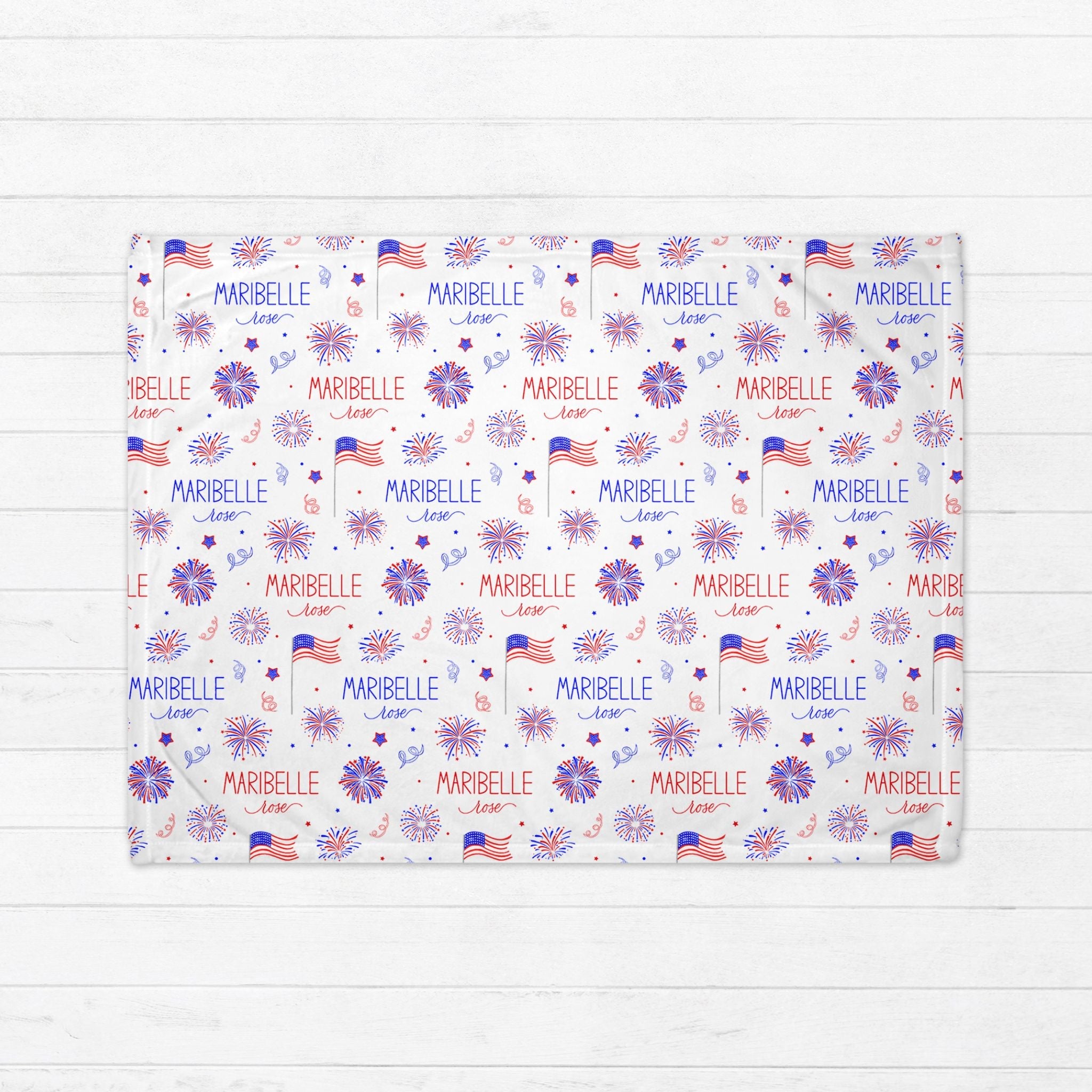 Fourth of July Baby Minky Blanket - Twinklette™