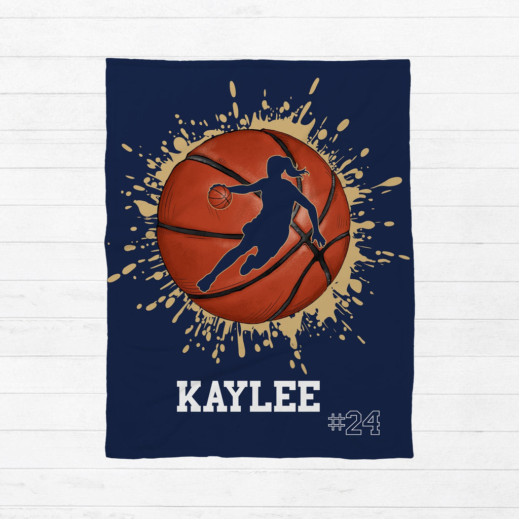 Girls Basketball Blanket - Twinklette™