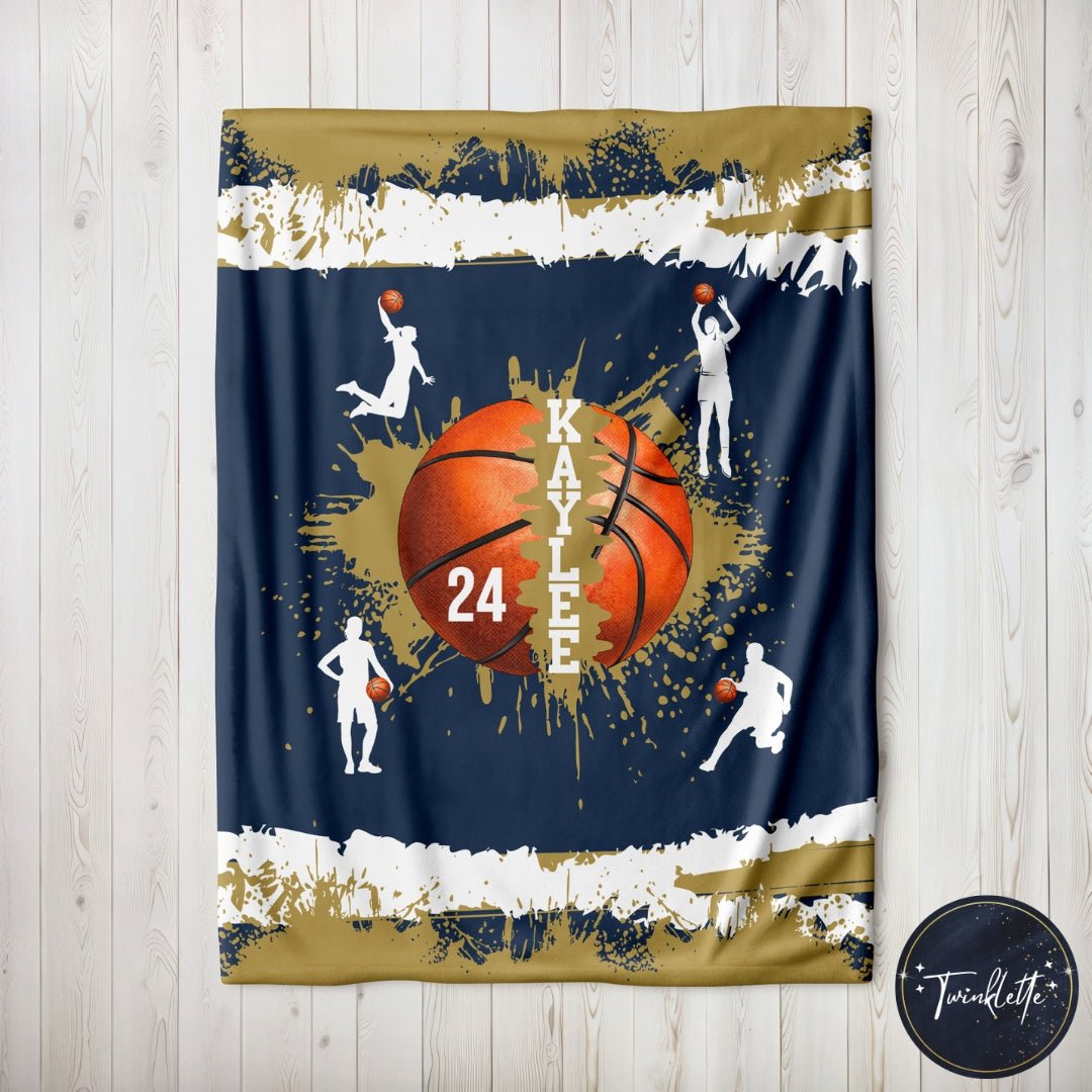 Girls Basketball Blanket - Twinklette™