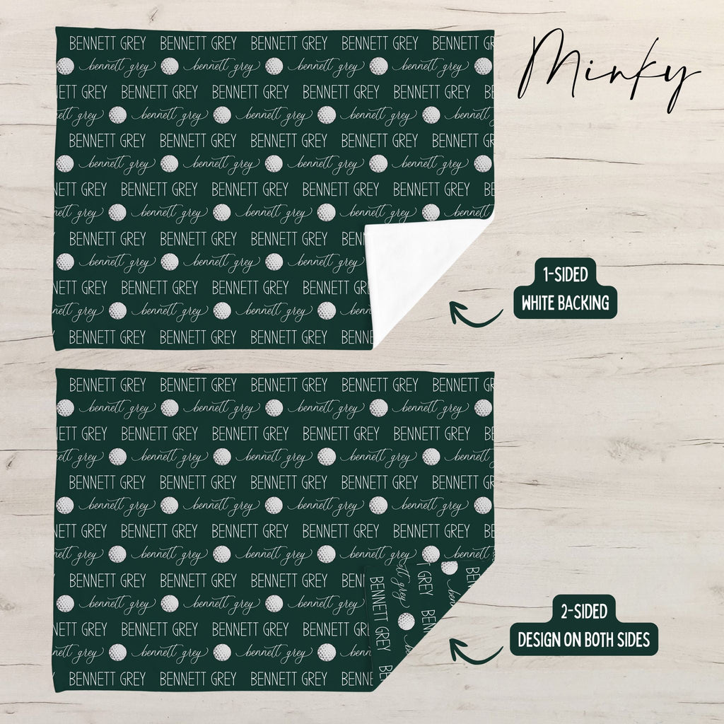 Golf Baby Minky Blanket - Twinklette™