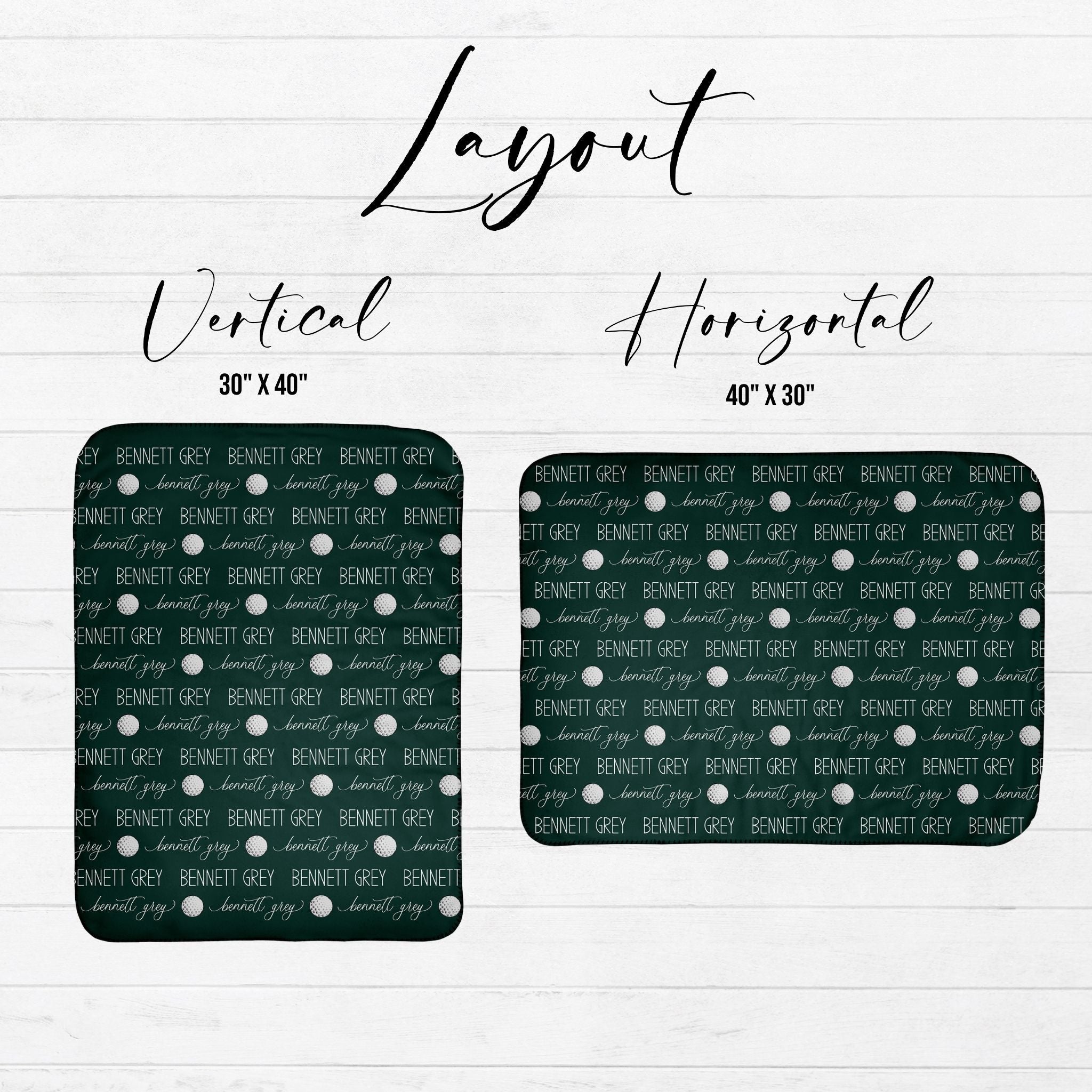 Golf Baby Sherpa Blanket - Twinklette™