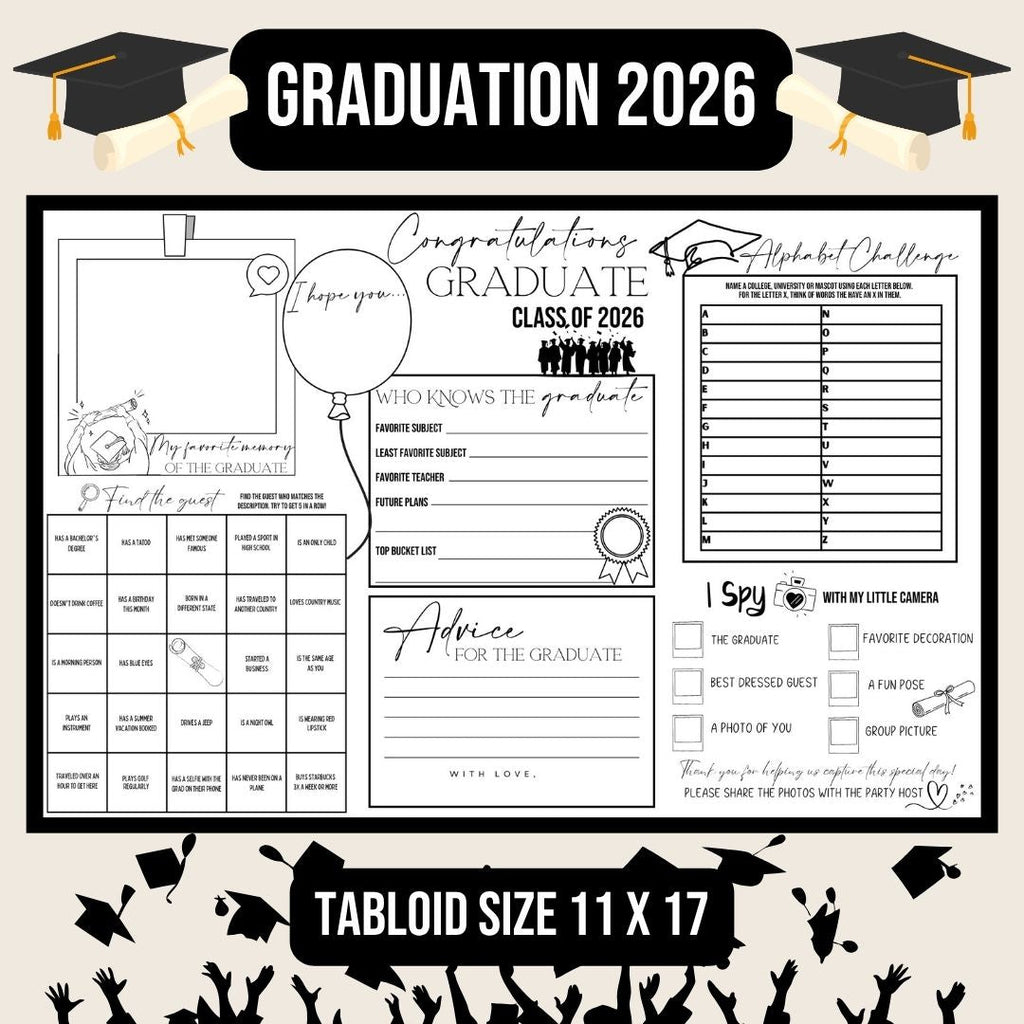 Graduation 2026 Placemat - Twinklette™