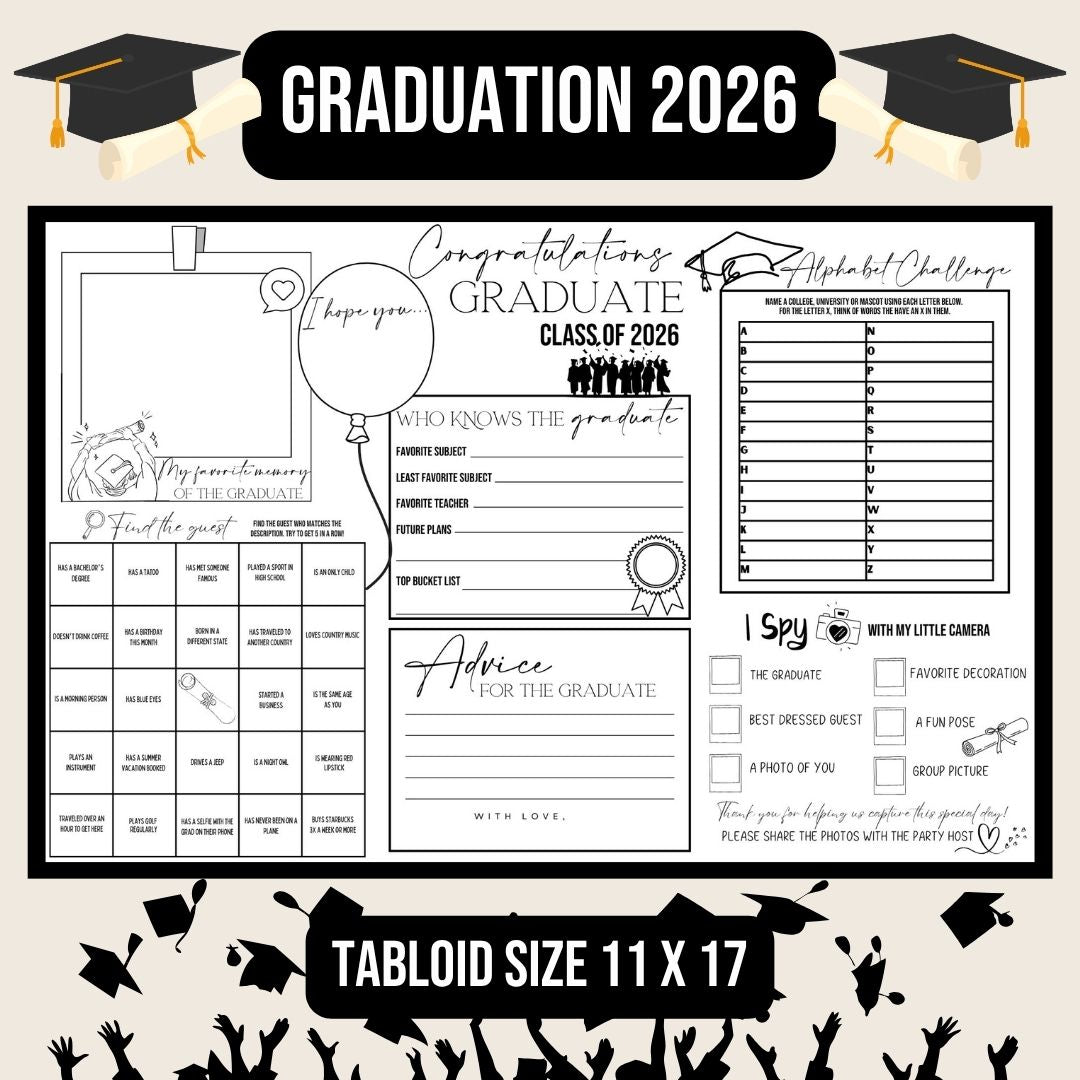 Graduation 2026 Placemat - Twinklette™