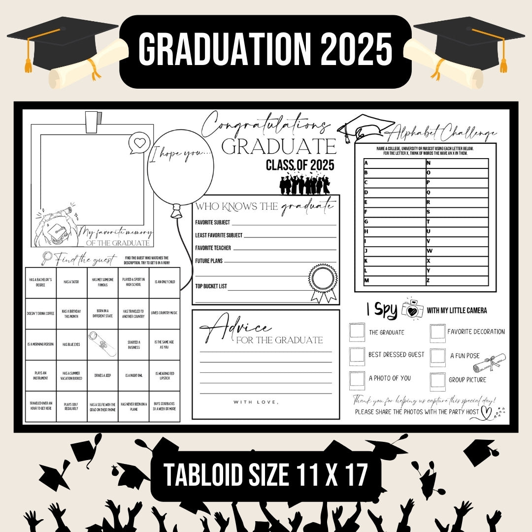 Graduation Placemat - Twinklette™