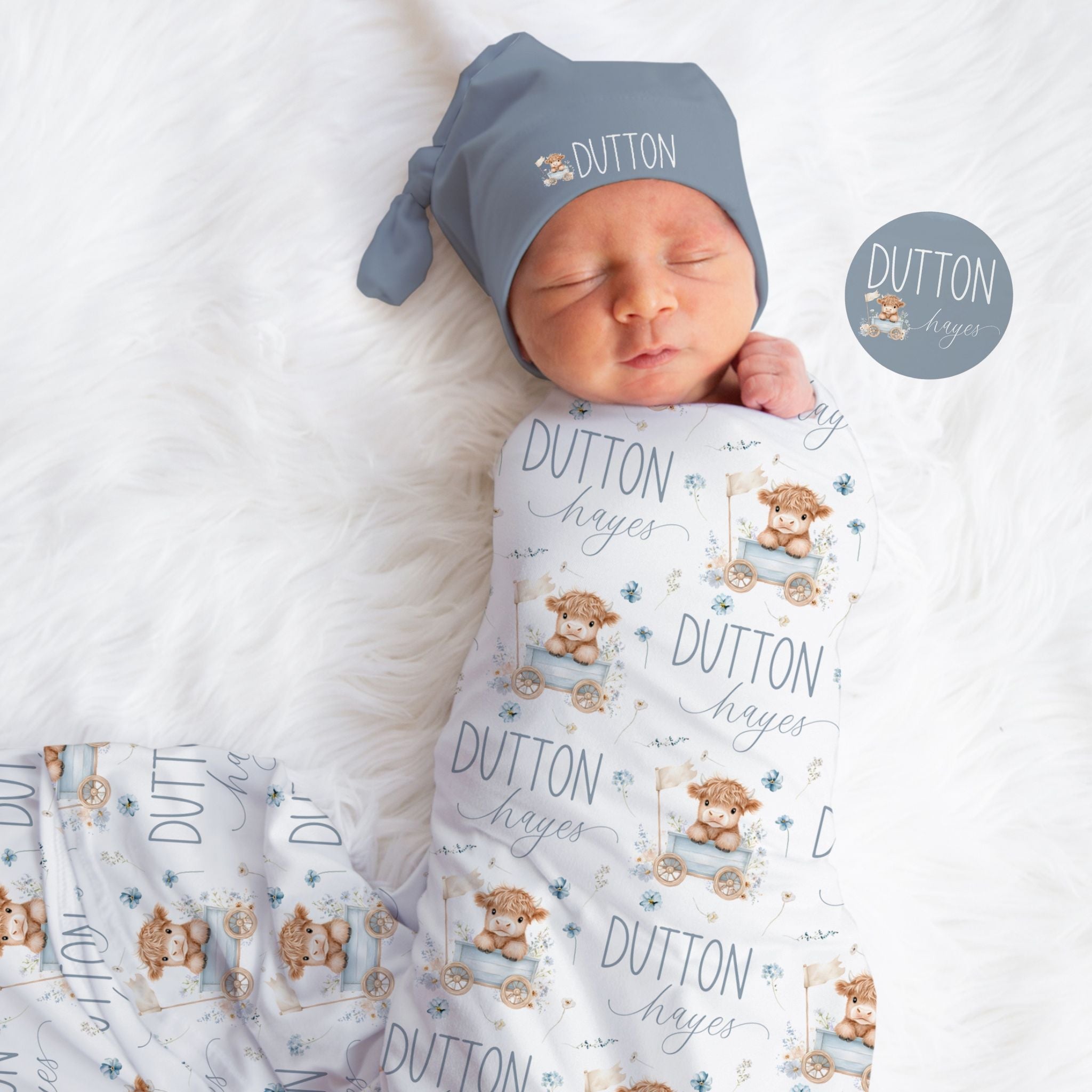 Highland Cow Swaddle Set - Twinklette™