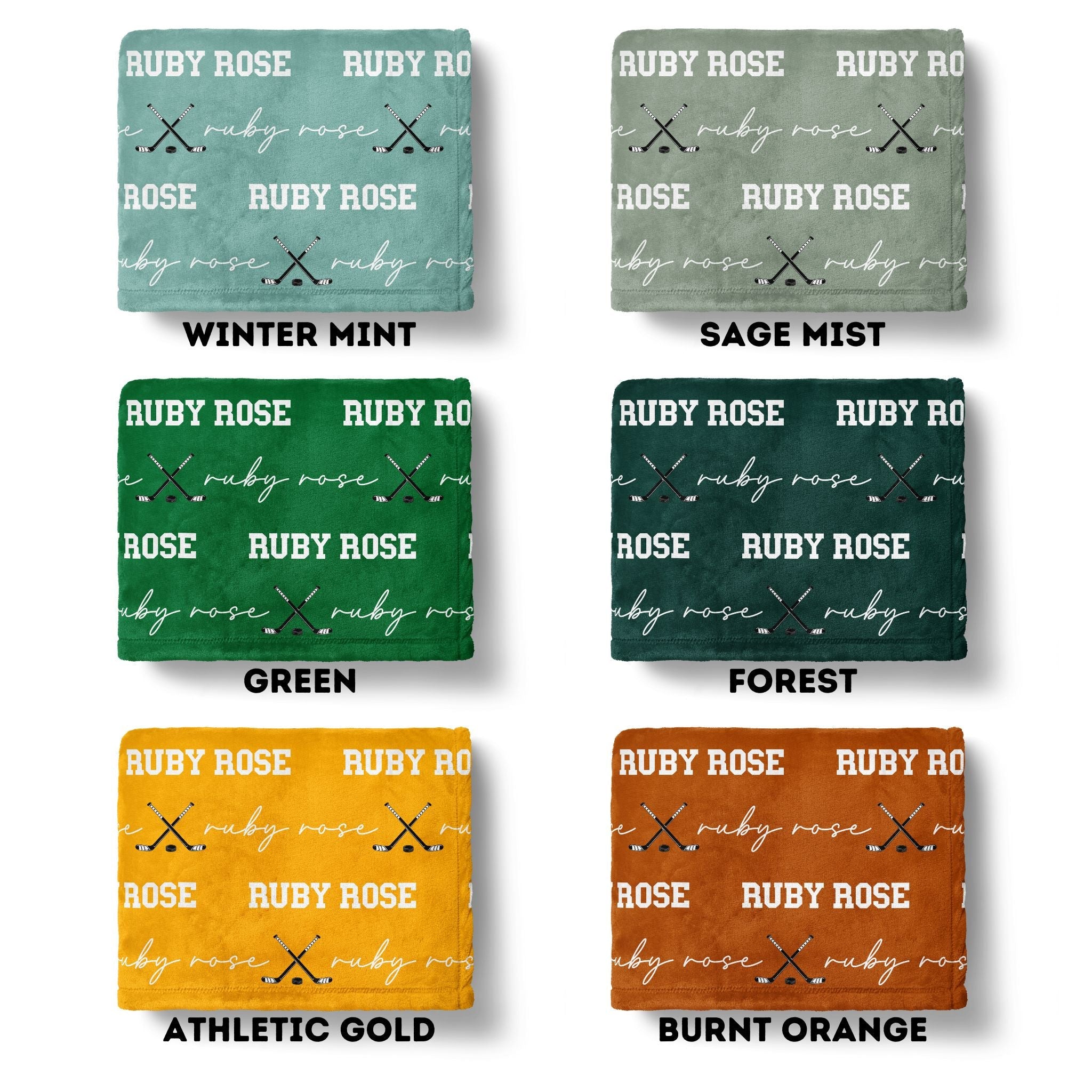 Hockey Baby Minky Blanket - Twinklette™