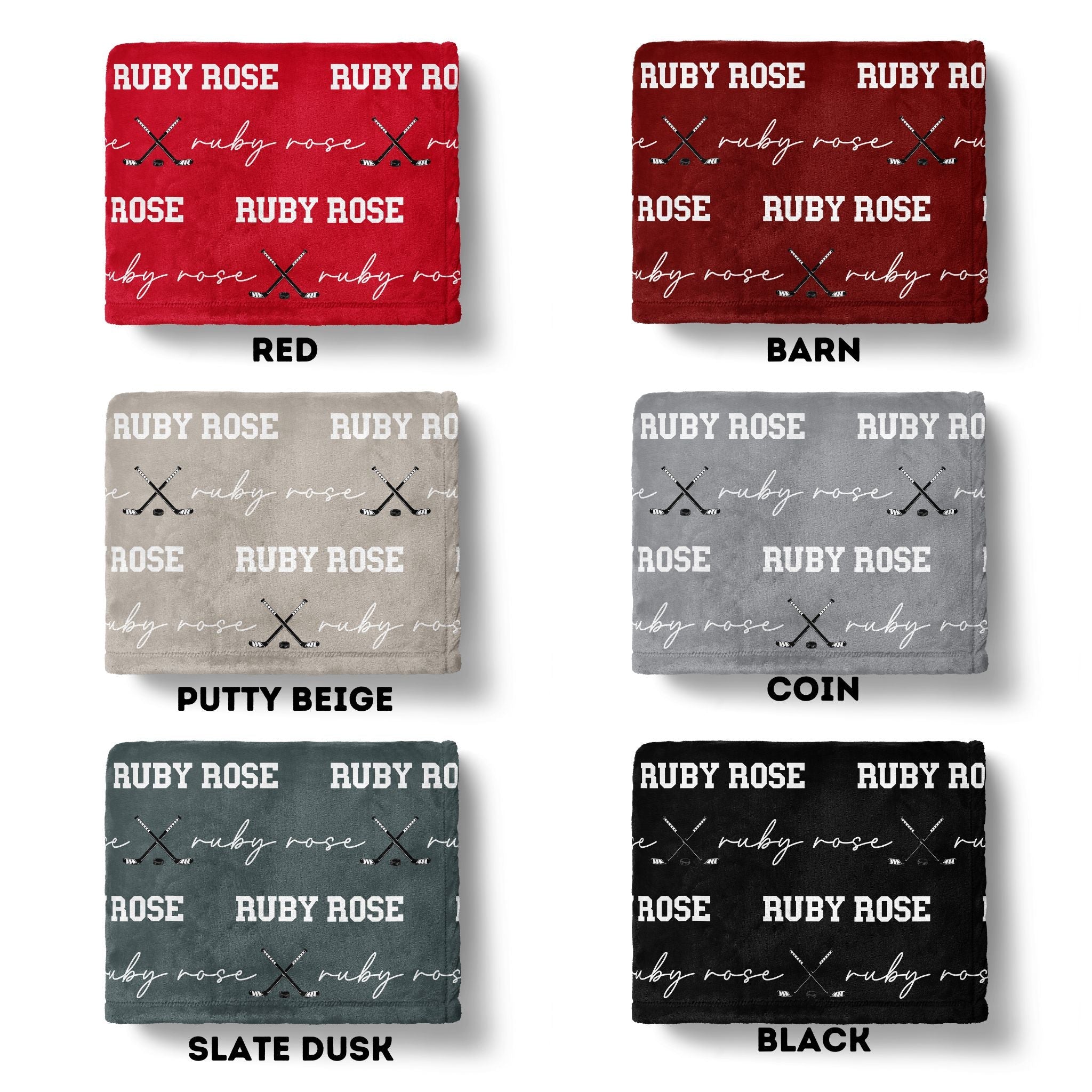 Hockey Baby Minky Blanket - Twinklette™