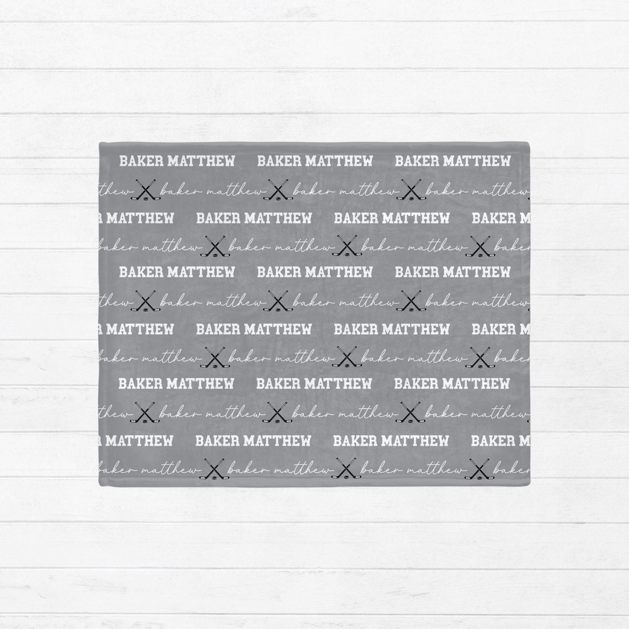 Hockey Baby Minky Blanket - Twinklette™