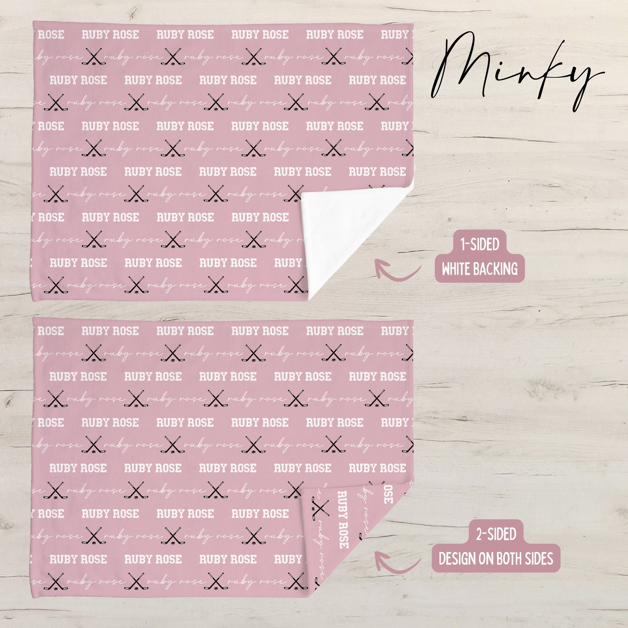 Hockey Baby Minky Blanket - Twinklette™