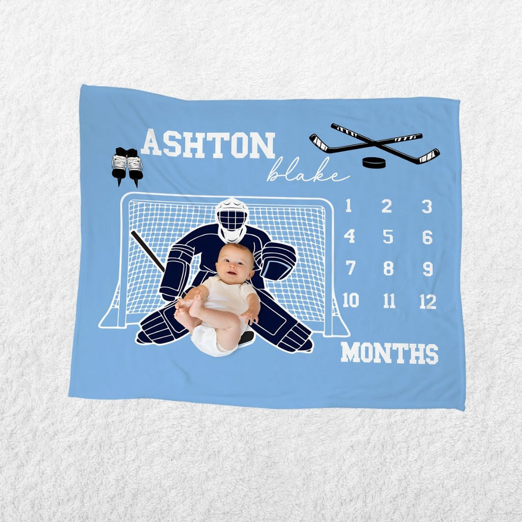Hockey Goalie Milestone Blanket - Twinklette™