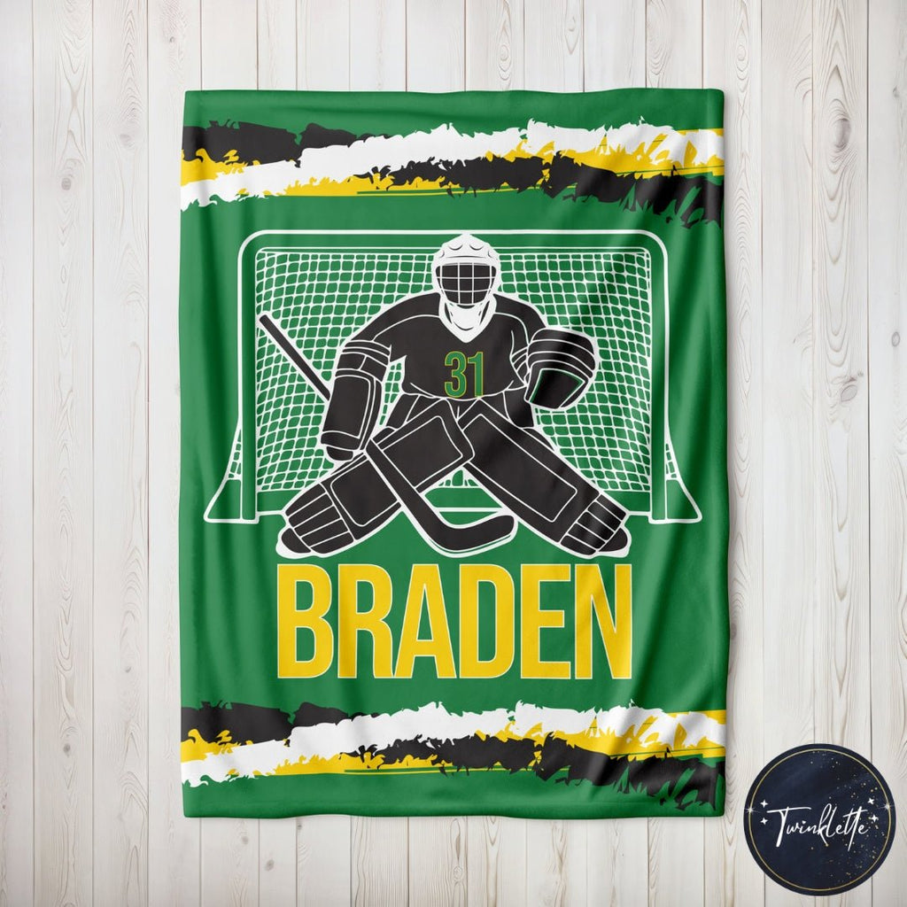 Hockey Goalie Player Blanket - Twinklette™