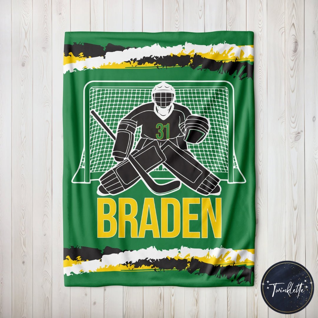 Hockey Goalie Player Blanket - Twinklette™