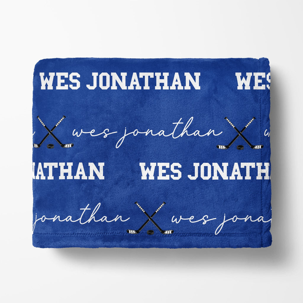 Hockey Name Blanket - Twinklette™