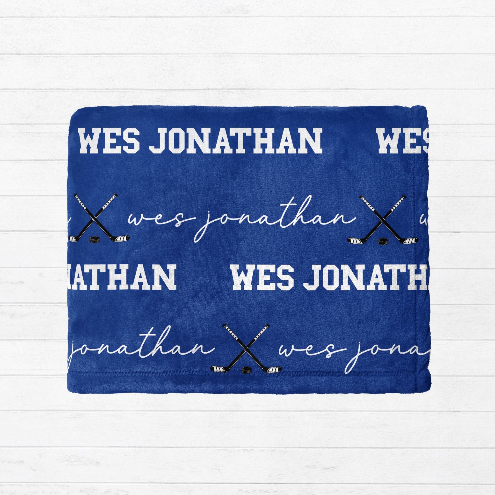 Hockey Name Blanket - Twinklette™