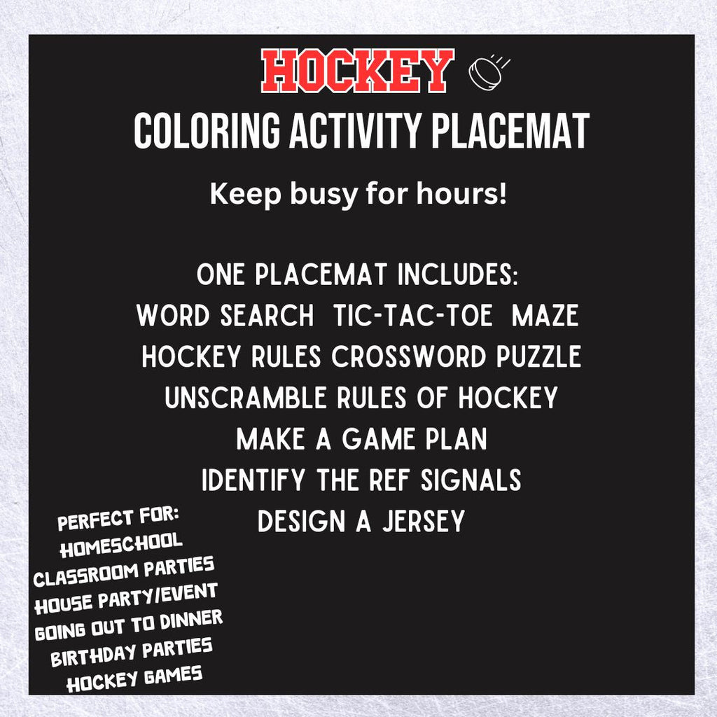 Hockey Placemat - Twinklette™